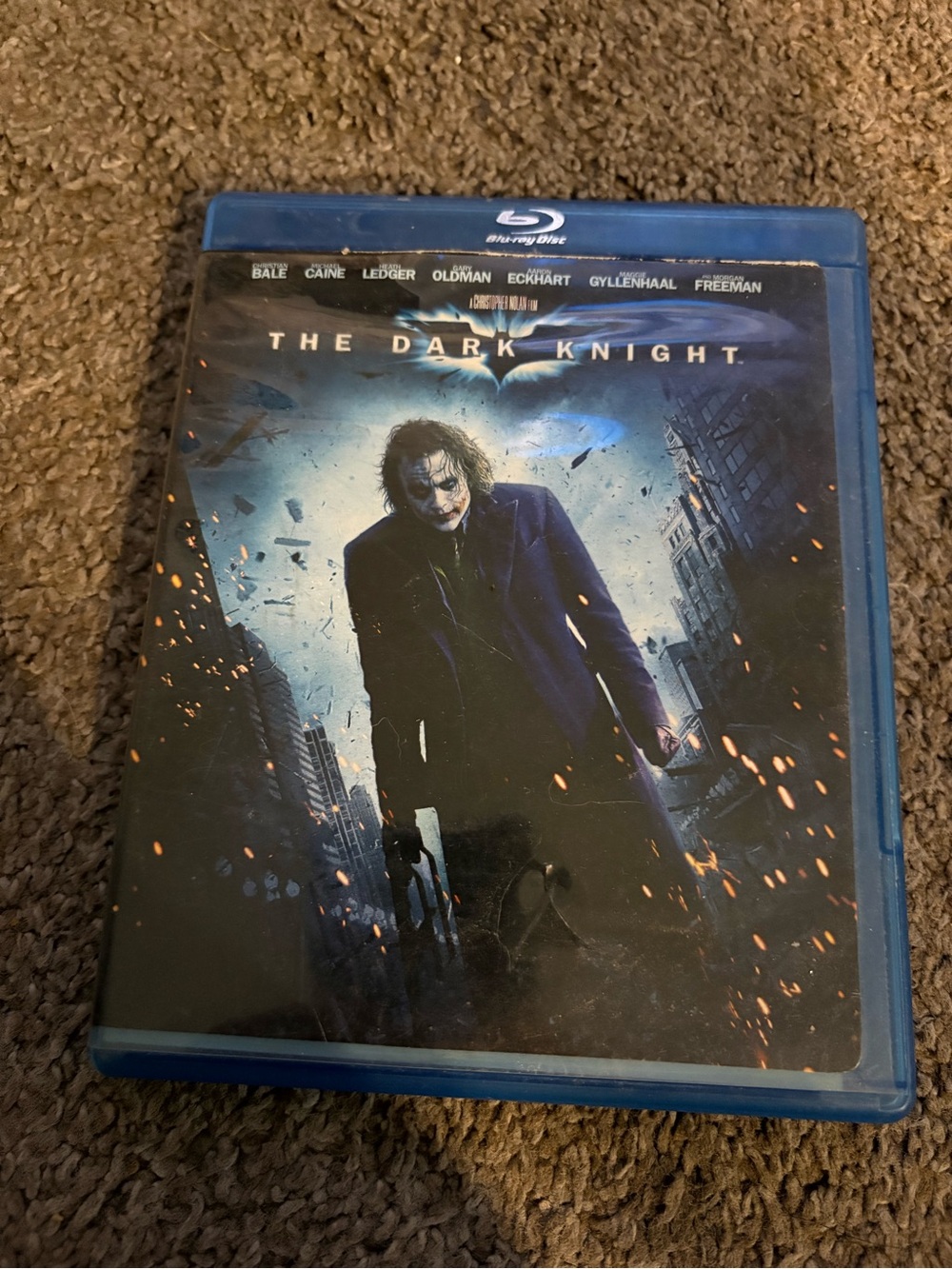 Blu-ray Movie Case - Blue - The Dark Knight Artwork